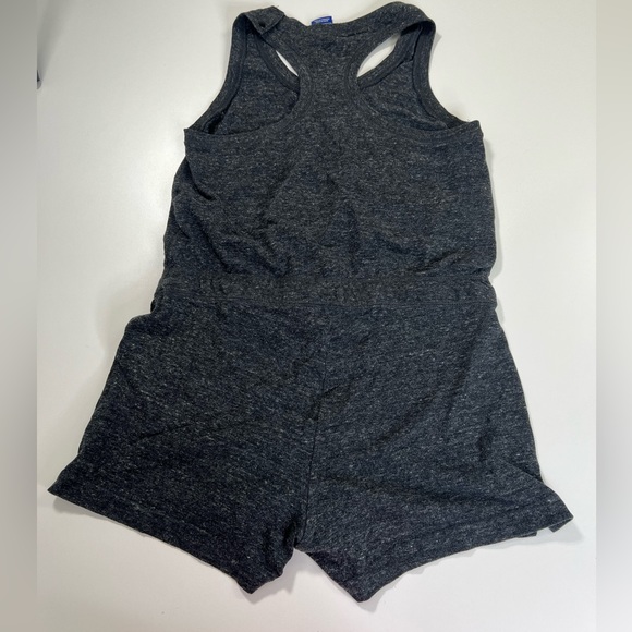Nike Gray ‘Gym Vintage Romper’ Size Small With Shoulder Snaps - Picture 12 of 16
